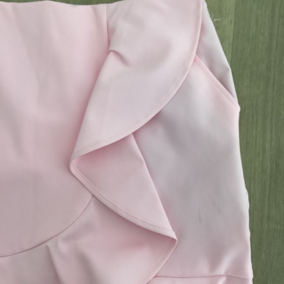 NEW POLO GOLF Ralph Lauren Flounce Solid Pink Ruffled Skort Skirt Womens Sz S - Picture 4 of 11
